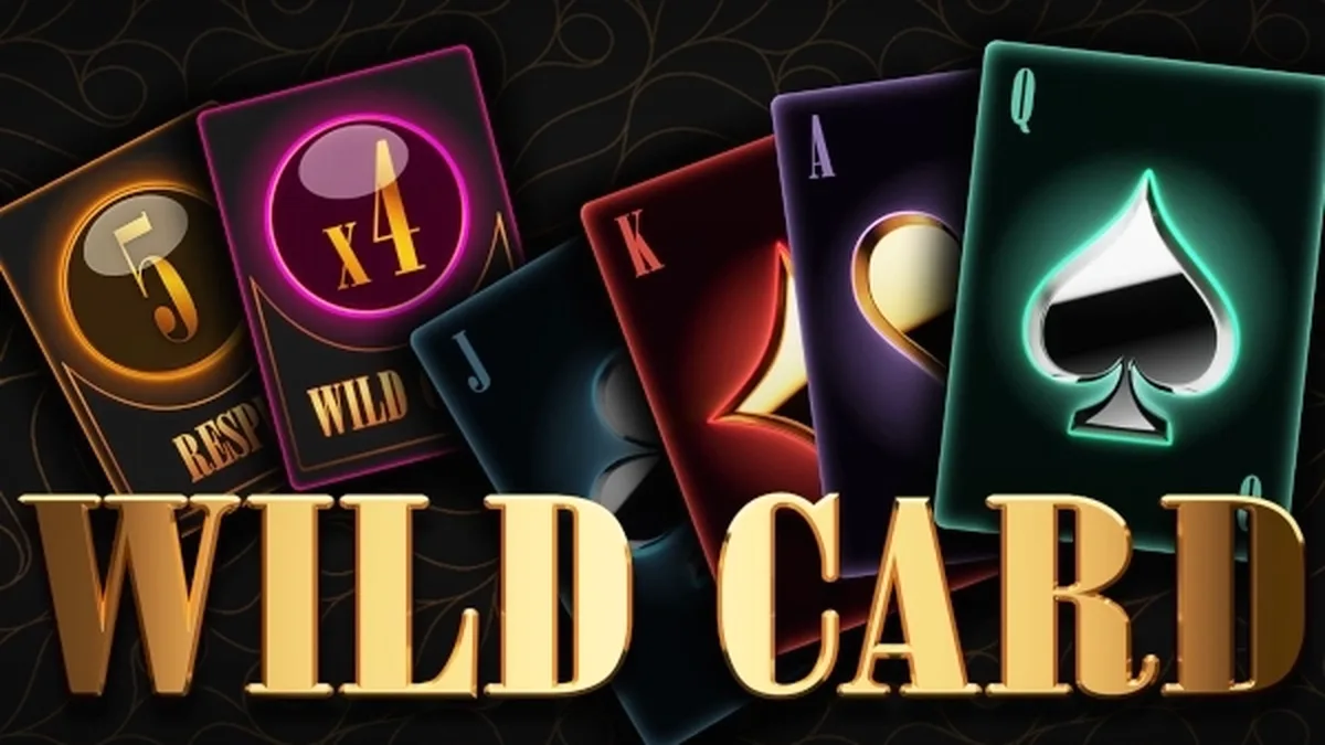 Tampilan visual ceria dari permainan slot Wild Card dengan tema karnaval